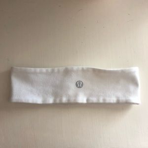White Lululemon headband